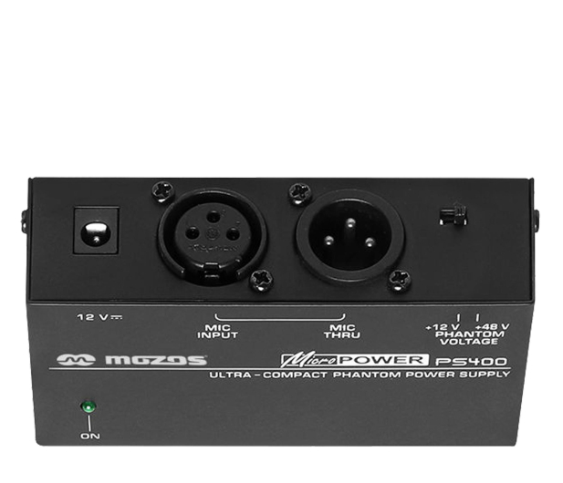 Mozos PS400 – kompaktowy zasilacz phantom 12V/48V - 1363953 - zdjęcie 2